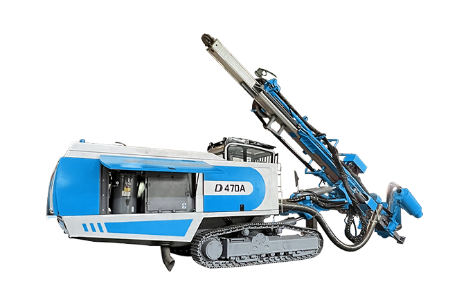 Integrated DTH drilling rig